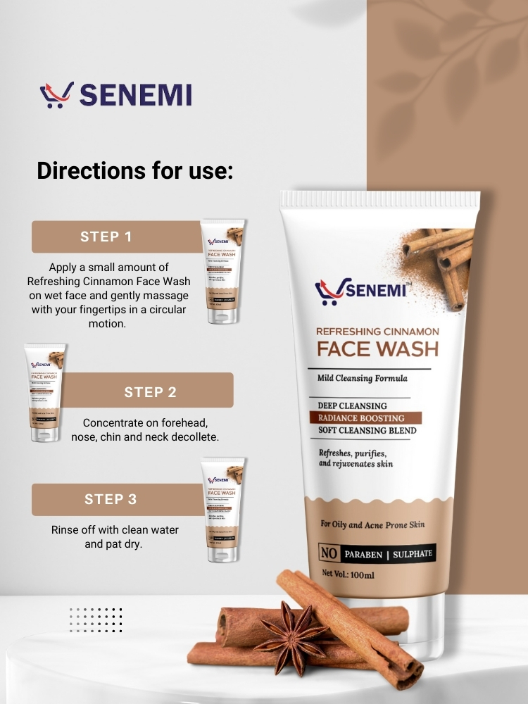 Refreshing Cinnamon Face Wash - 100 ML